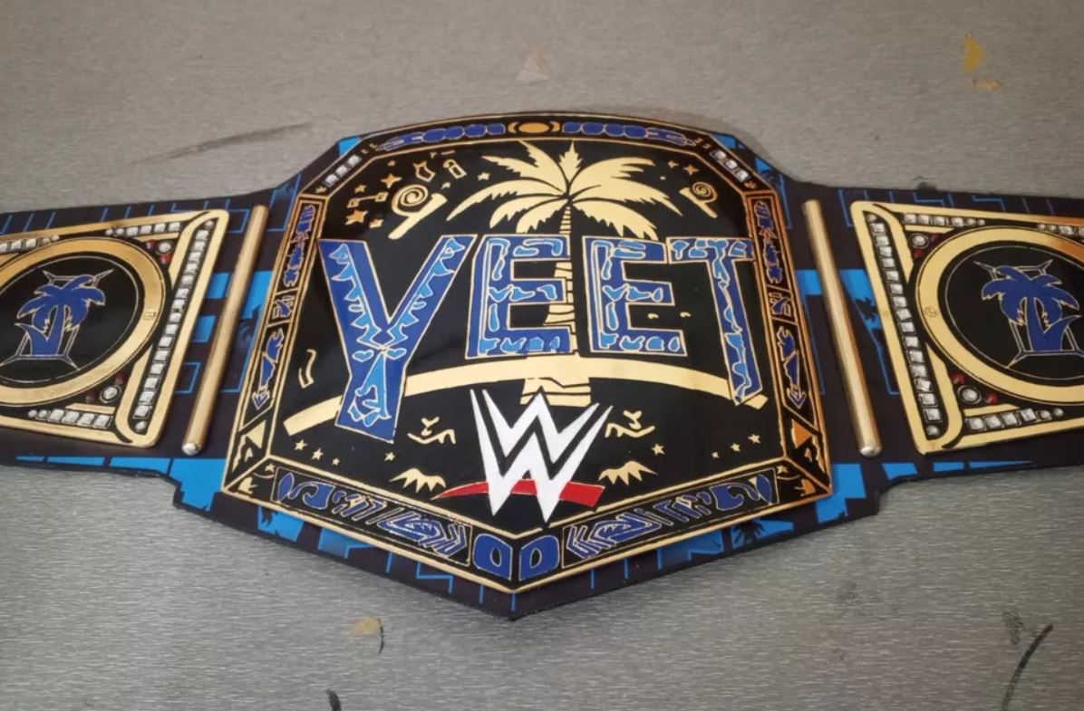 Jey Uso YEET Championship Replica Belt – Custom WWE-Inspired Title | Devil Belts