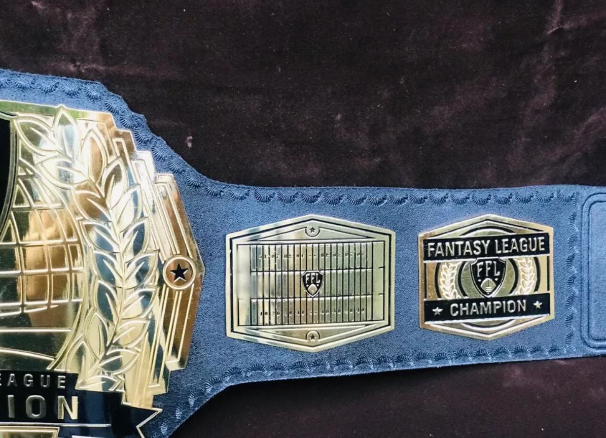 WWE-Style Fantasy Football Championship Belt – Custom Title for League Winners | Devil Belts