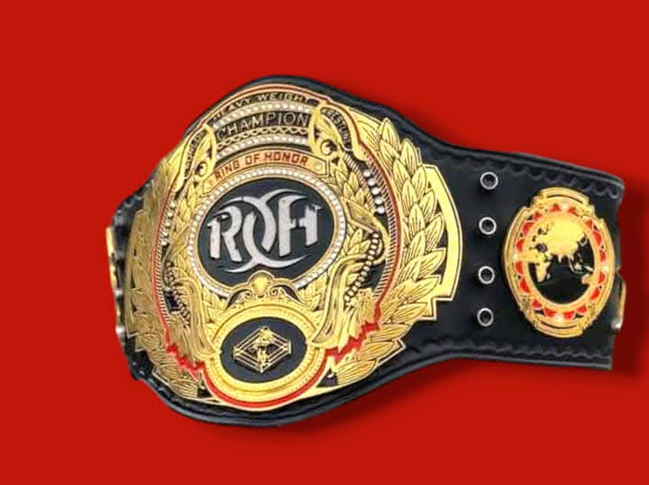 ROH Wrestling championship belt