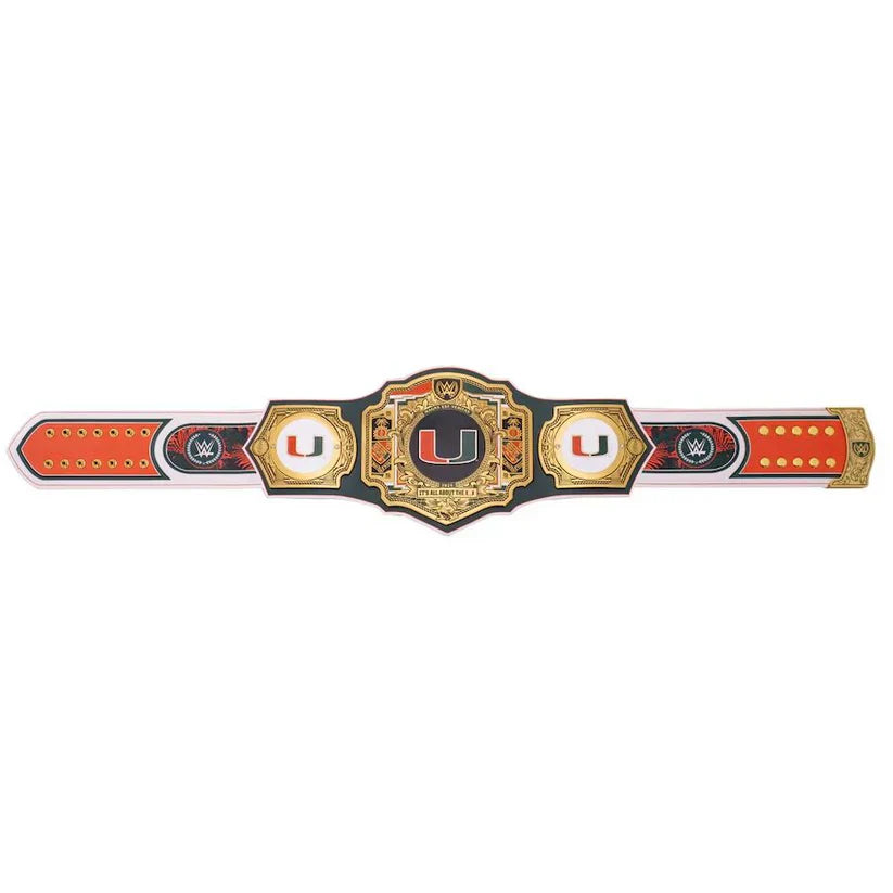 Miami Hurricanes Championship Belt WWE Legacy Title