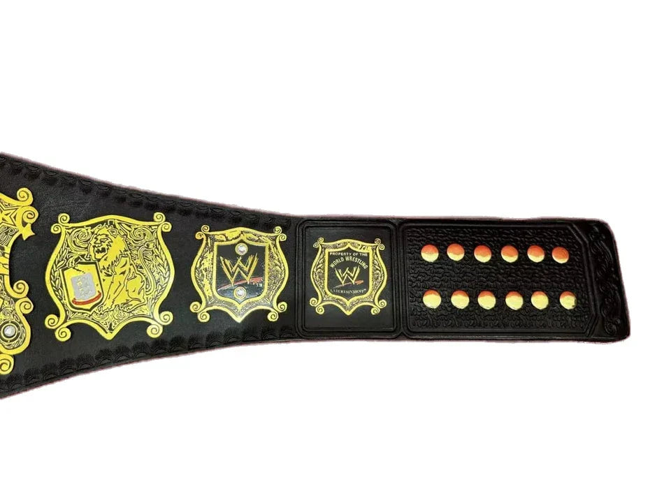 V2 Undisputed Championship Wrestling Belt 2MM Brass Adult Size Replica Title