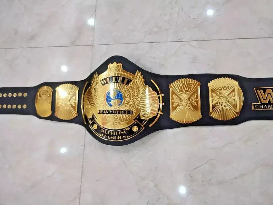 Winged Eagle Championship Wrestling Replica Title Belt 2mm Brass Adult Size