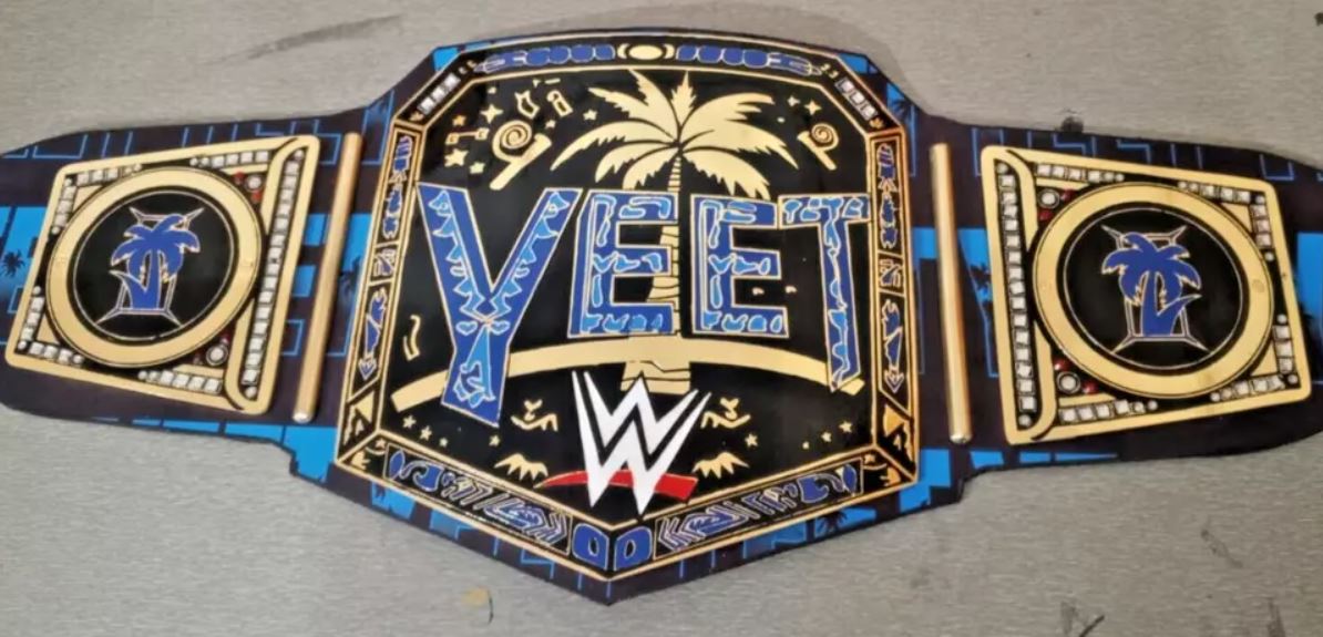 Jey Uso YEET Championship Replica Belt – Custom WWE-Inspired Title | Devil Belts