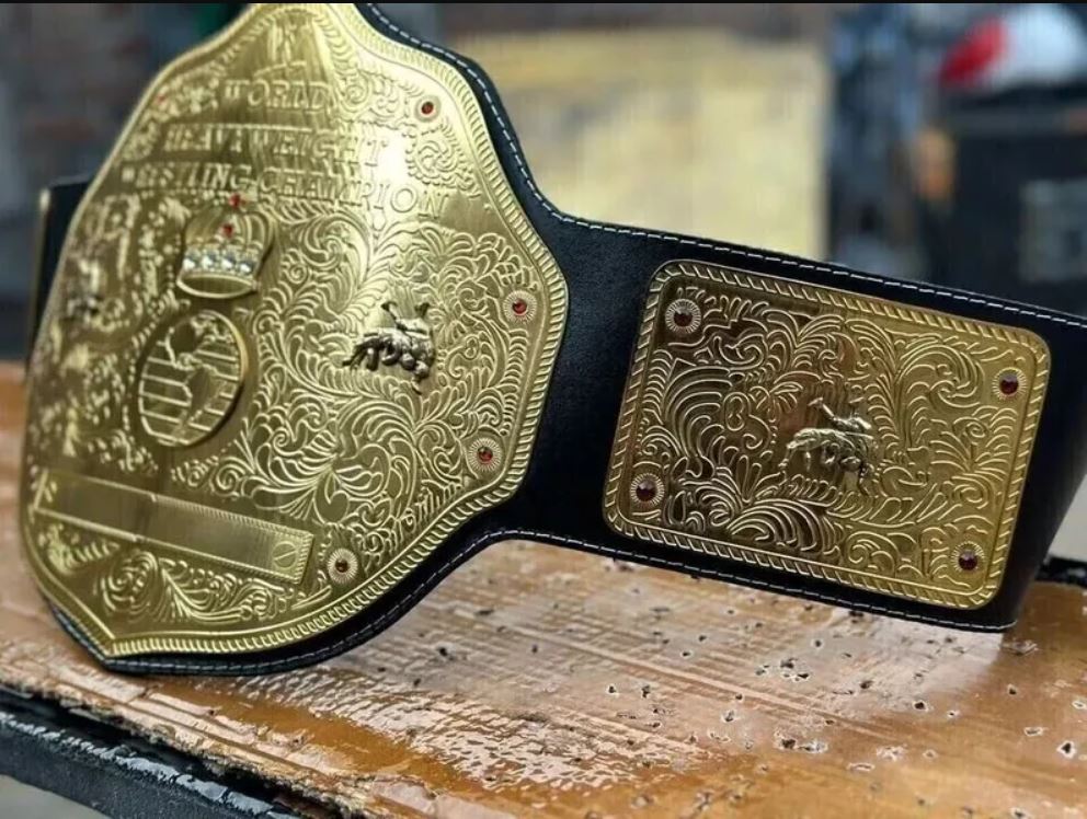 WWE Big Gold World Heavyweight Championship Belt – Premium Replica by Devil Belts