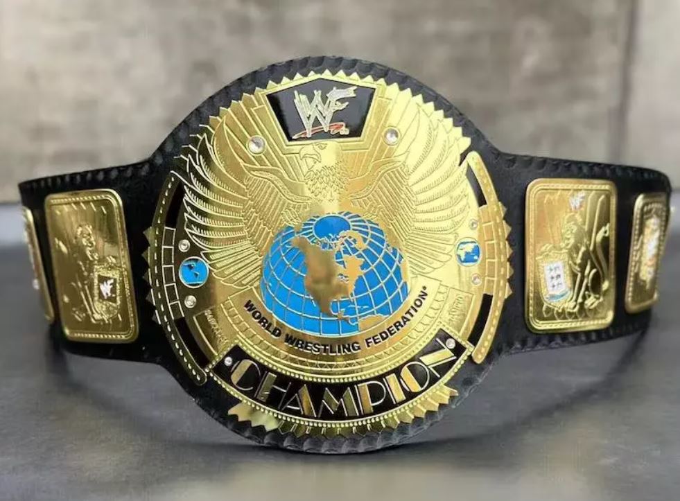 Blue WWE Big Eagle Championship Replica Belt – Attitude Era Title for Collectors & Fans