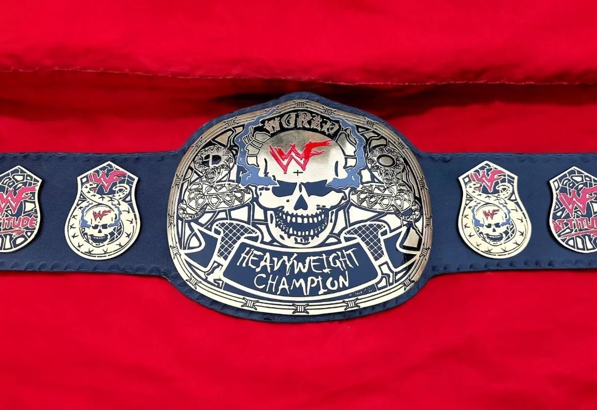 WWF Stone Cold Smoking Skull Championship Belt – Replica Title for Collectors | Devil Belts