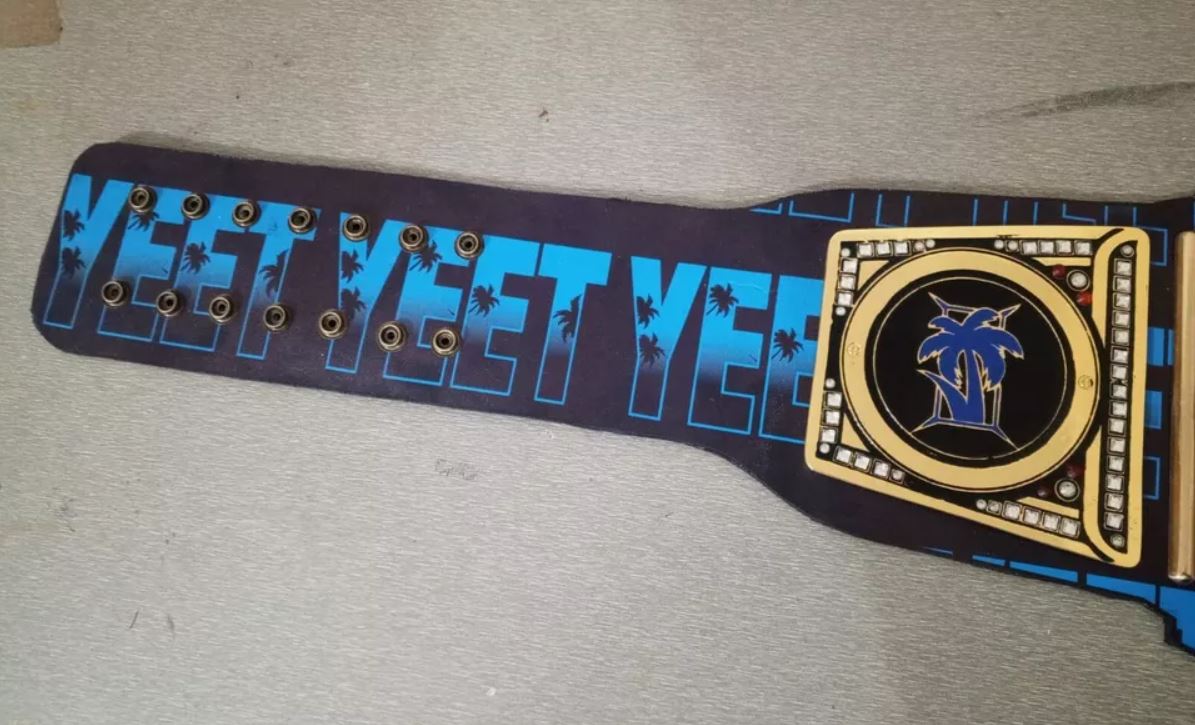 Jey Uso YEET Championship Replica Belt – Custom WWE-Inspired Title | Devil Belts