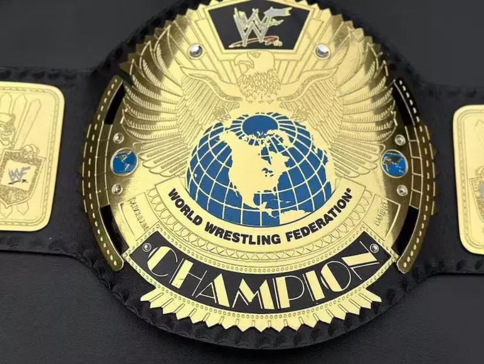 Blue WWE Big Eagle Championship Replica Belt – Attitude Era Title for Collectors & Fans