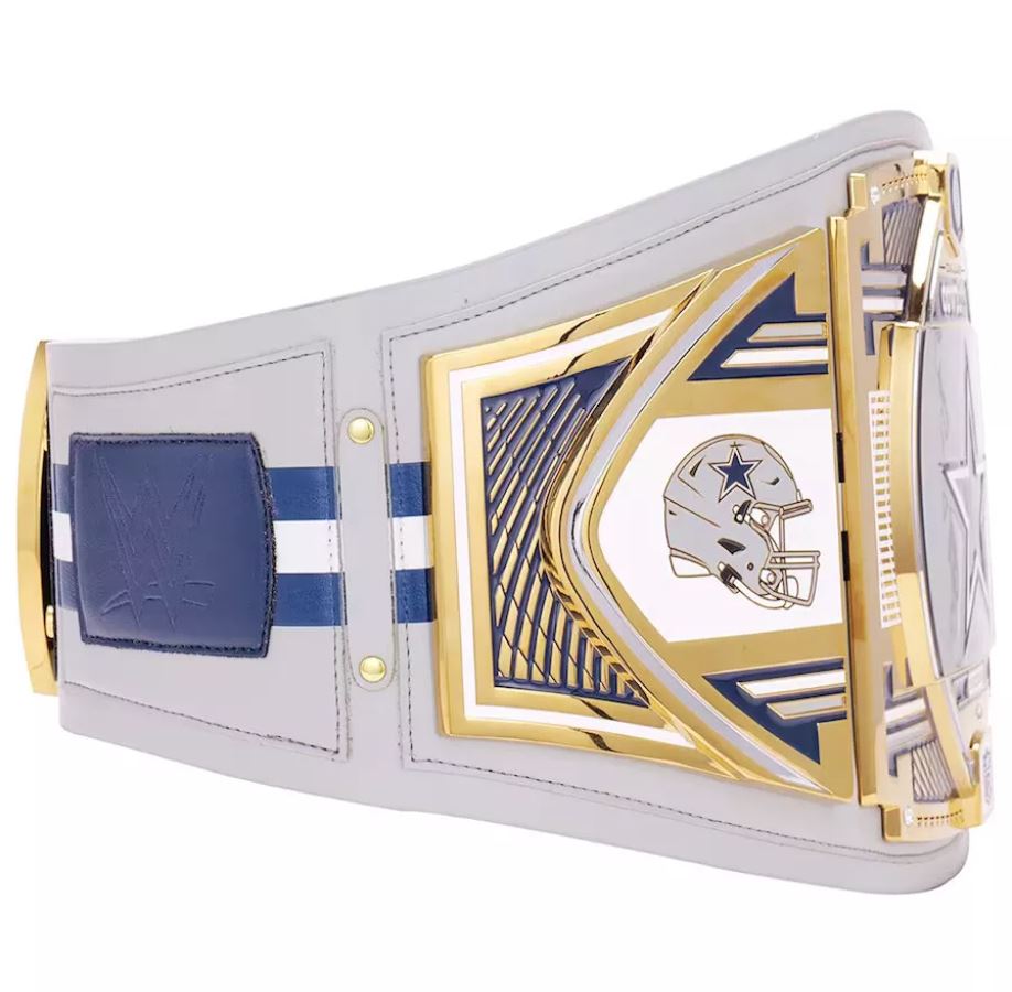 Dallas Cowboys WWE Legacy Championship Title Belt – Official NFL x WWE Replica | Devil Belts