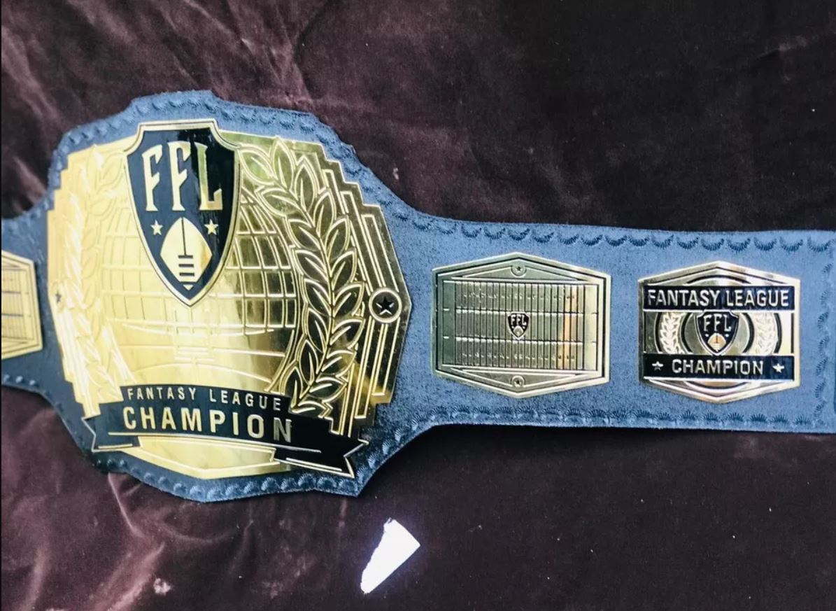 WWE-Style Fantasy Football Championship Belt – Custom Title for League Winners | Devil Belts