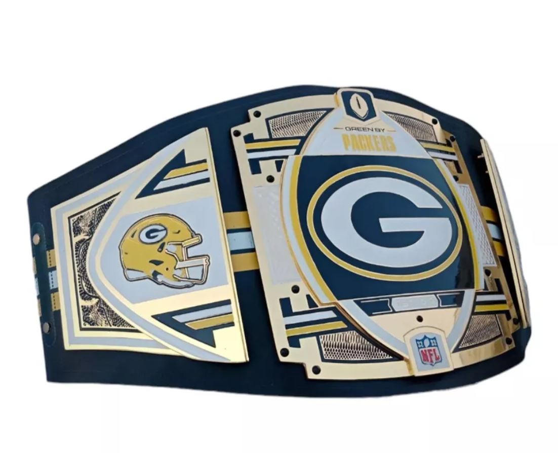 Green Bay Packers WWE Legacy Championship Title Belt – Official NFL x WWE Replica | Devil Belts