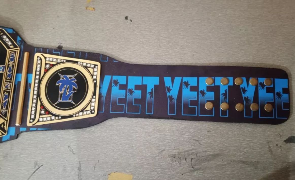 Jey Uso YEET Championship Replica Belt – Custom WWE-Inspired Title | Devil Belts