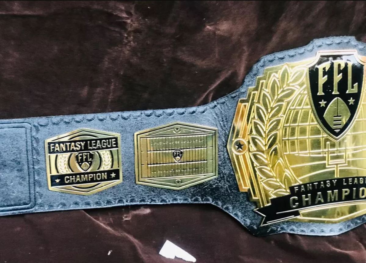 WWE-Style Fantasy Football Championship Belt – Custom Title for League Winners | Devil Belts