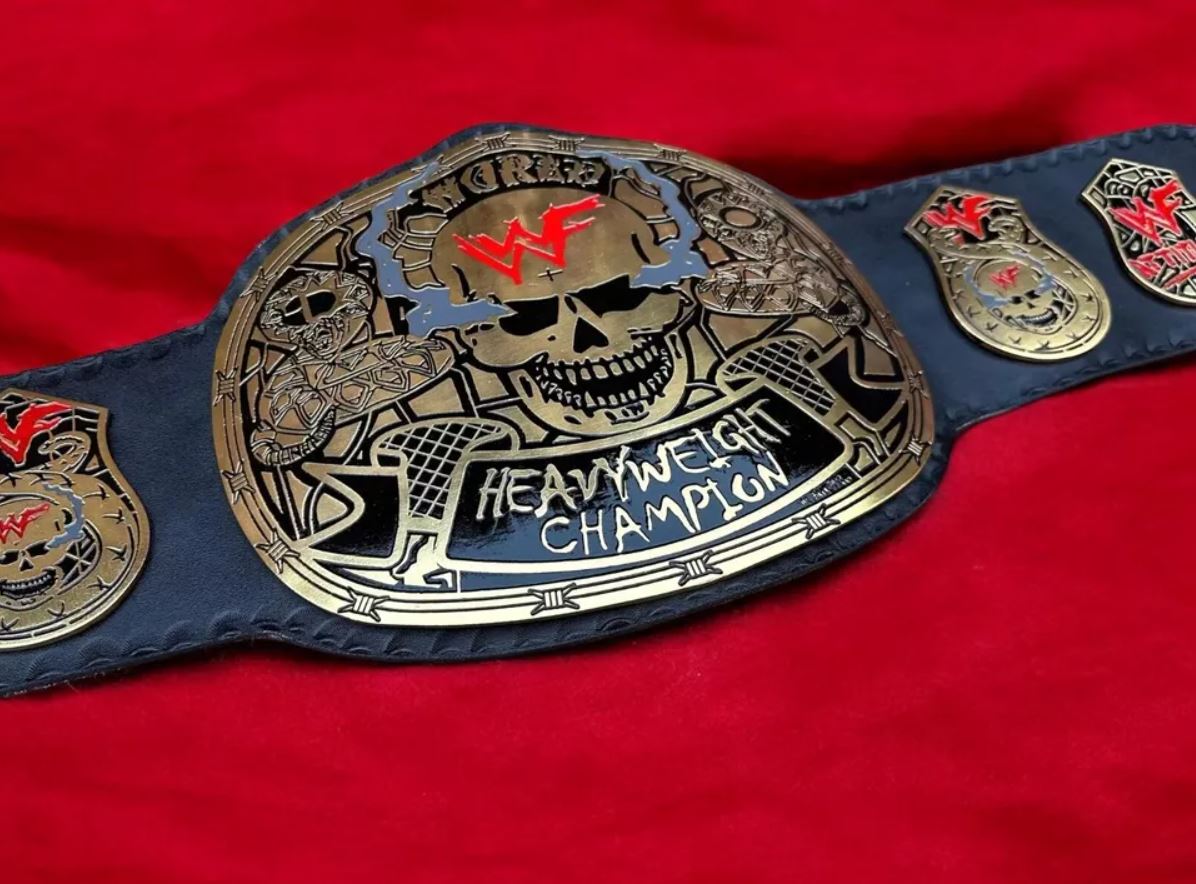 WWF Stone Cold Smoking Skull Championship Belt – Replica Title for Collectors | Devil Belts