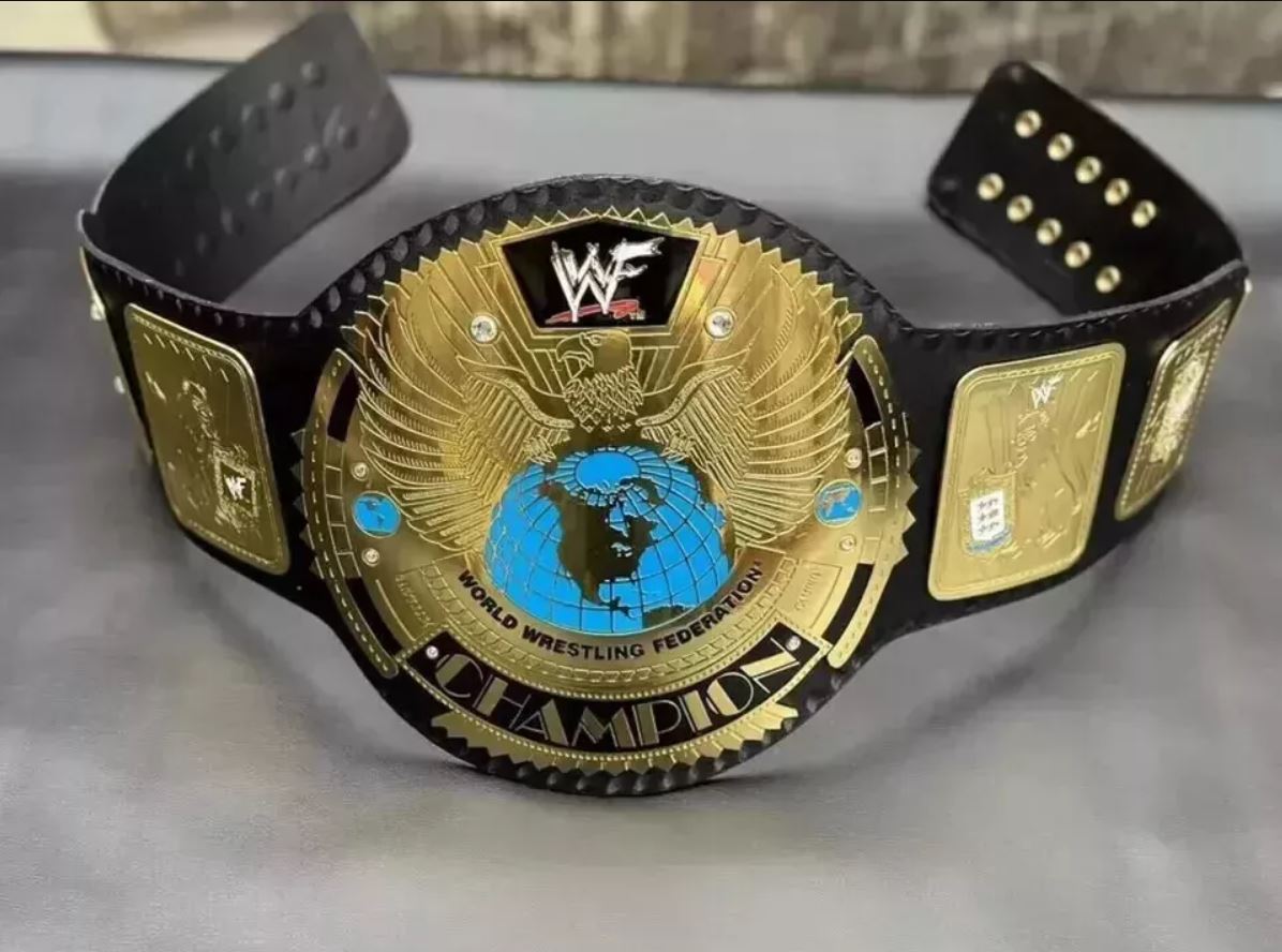 Blue WWE Big Eagle Championship Replica Belt – Attitude Era Title for Collectors & Fans