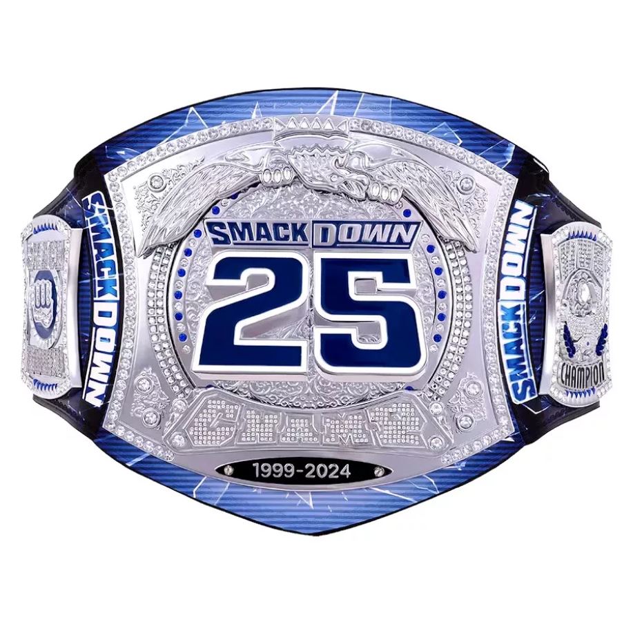 WWE SmackDown 25th Anniversary Spinner Replica Title Belt – Limited Edition | Devil Belts