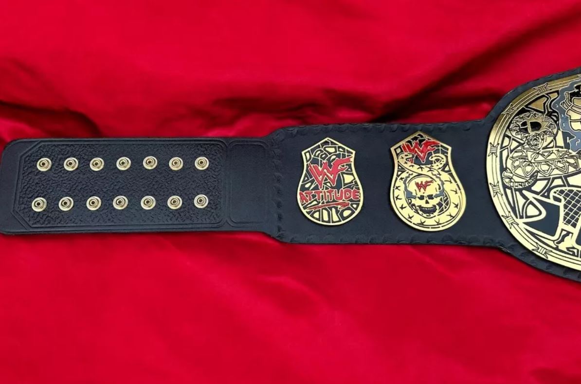 WWF Stone Cold Smoking Skull Championship Belt – Replica Title for Collectors | Devil Belts