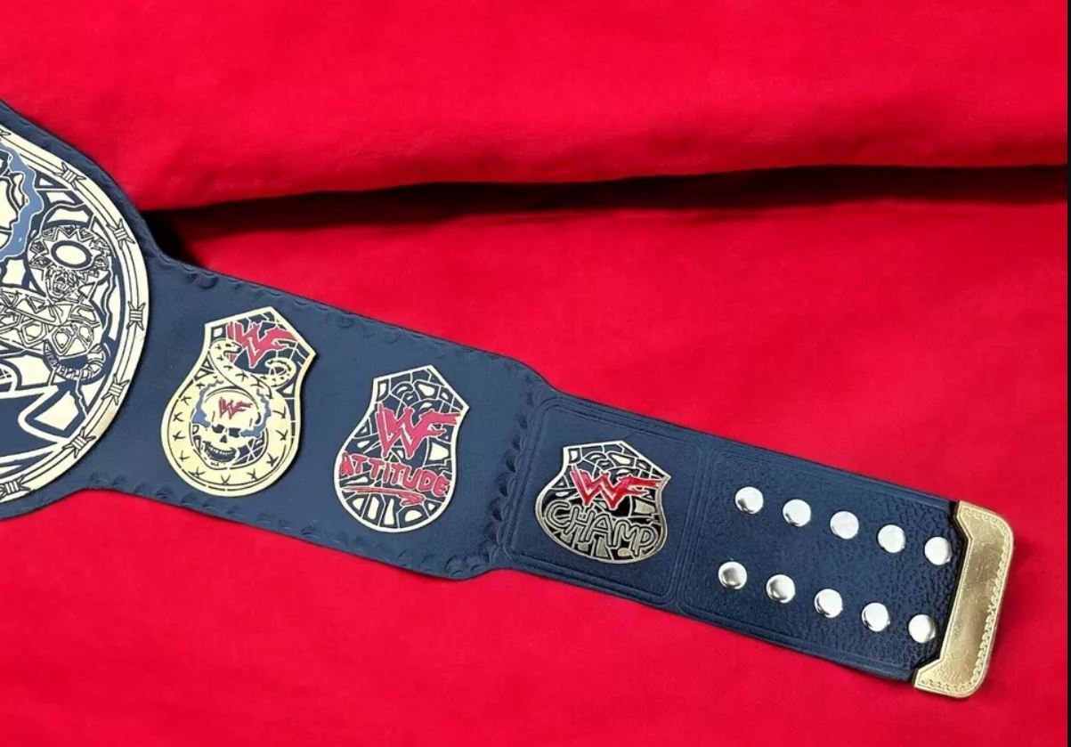 WWF Stone Cold Smoking Skull Championship Belt – Replica Title for Collectors | Devil Belts