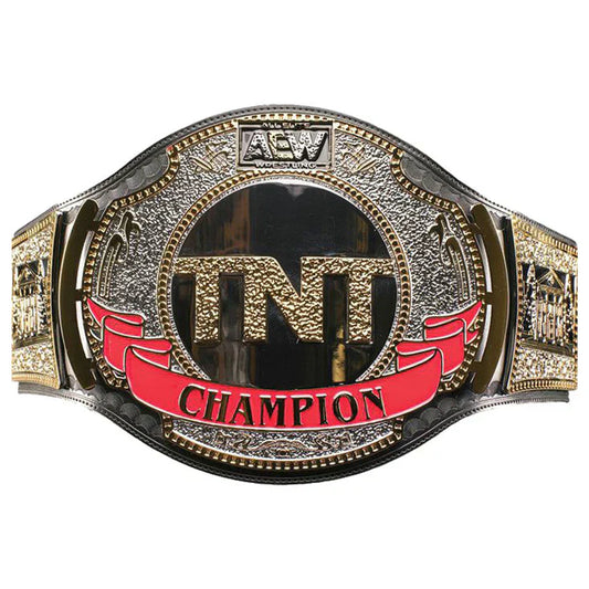 AEW TNT Championship Belt Black Replica Title Belts