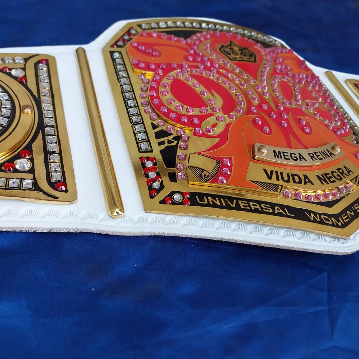 Custom Wrestling Heavyweight Championship Belt | Personalized Logo, Real Leather Strap