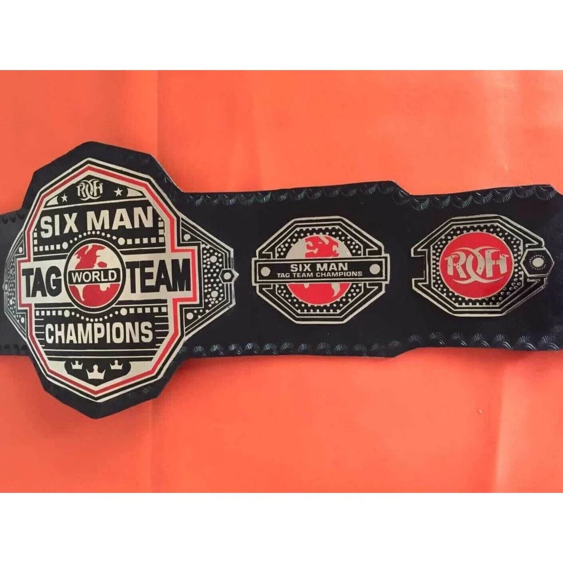 ROH Six Man Tag Team Championship Replica Title Belt