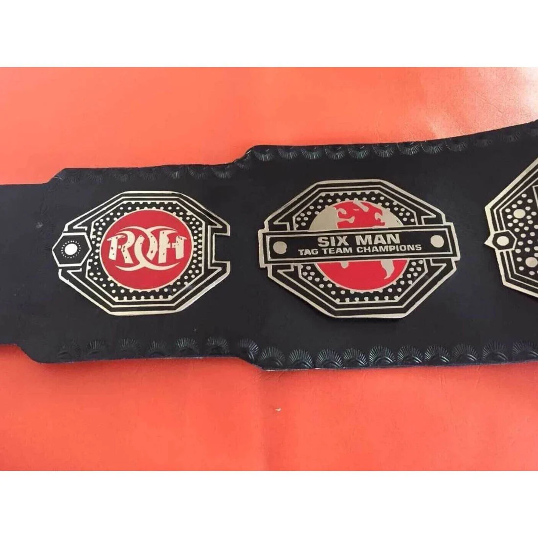 ROH Six Man Tag Team Championship Replica Title Belt