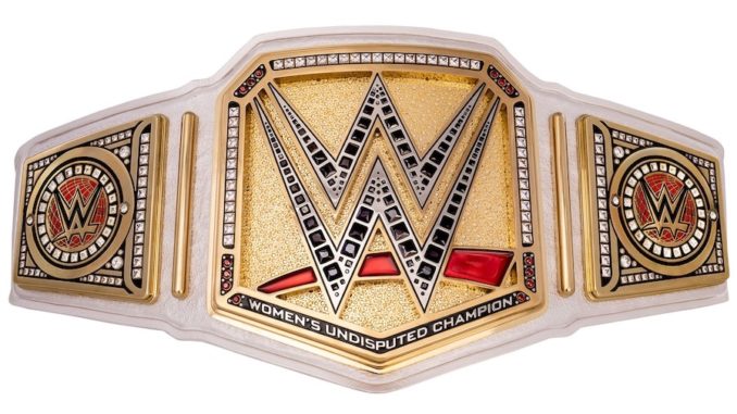 New WWE Women’s Championship belt presented to Asuka