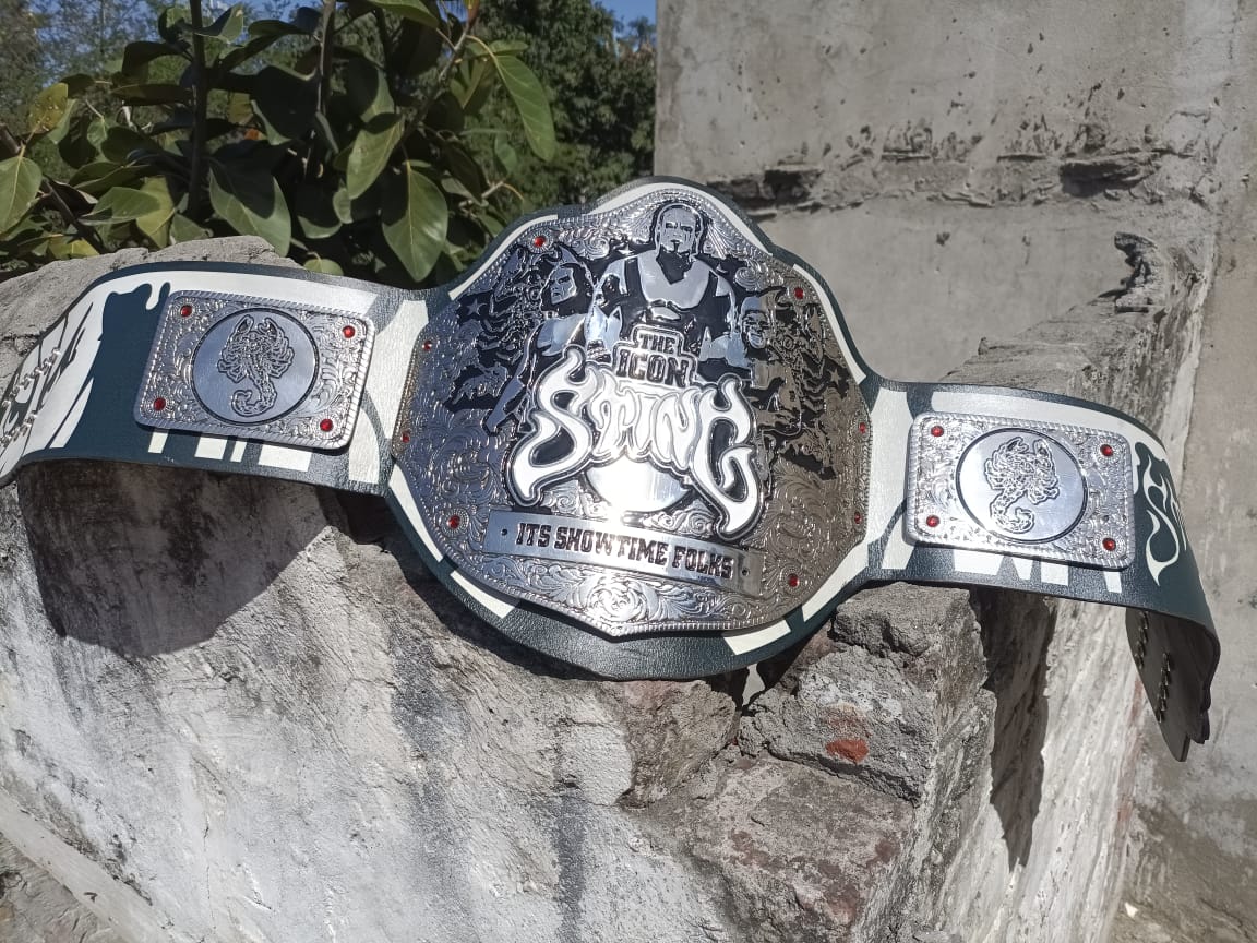 Custom Sting Big Gold Heavyweight Championship Belt Wrestling Title