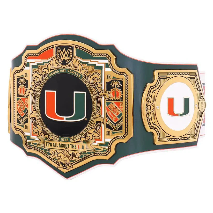Miami Hurricanes Championship Belt WWE Legacy Title