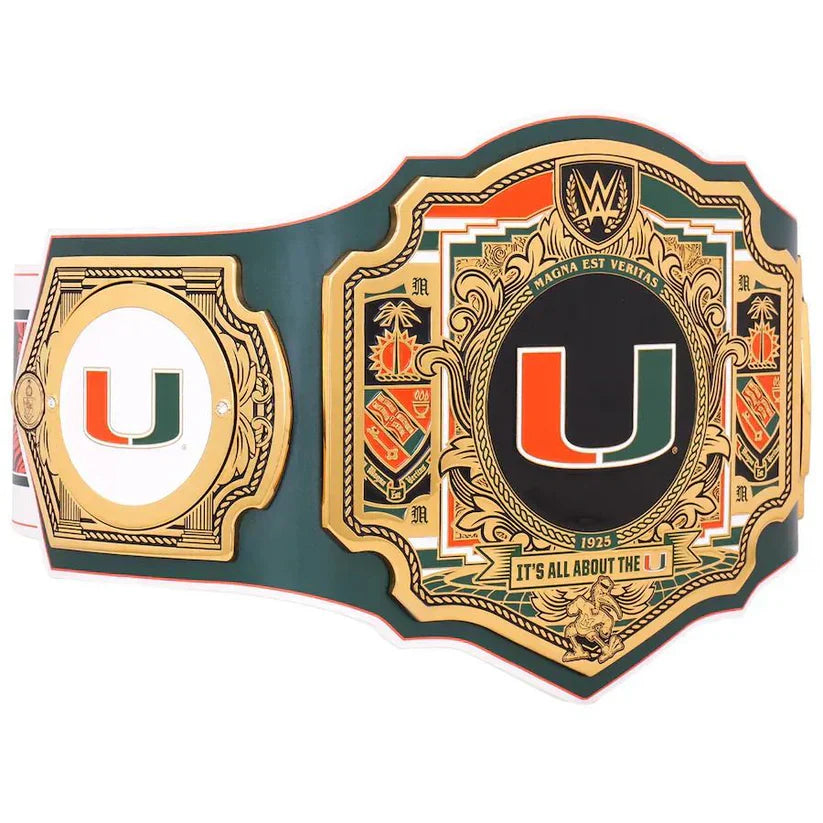 Miami Hurricanes Championship Belt WWE Legacy Title