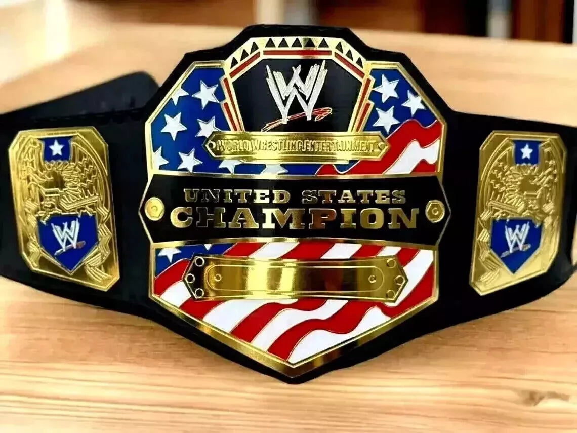 NEW United States Championship Title Belt Adult Size Replica 2MM WWE Wrestling