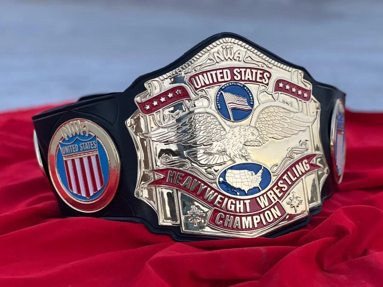 BRAND NEW NWA UNITED STATES HEAVYWEIGHT CHAMPIONSHIP WRESTLING BELT 2MM BRASS