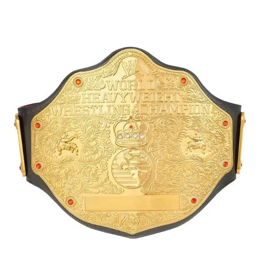 BIG GOLD World Heavyweight Championship Replica Belt 2mm Or 4mm Brass Belt