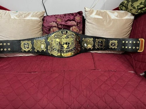 Undisputed World Heavyweight Championship Wrestling Belt Rep 2mm Brass Adult