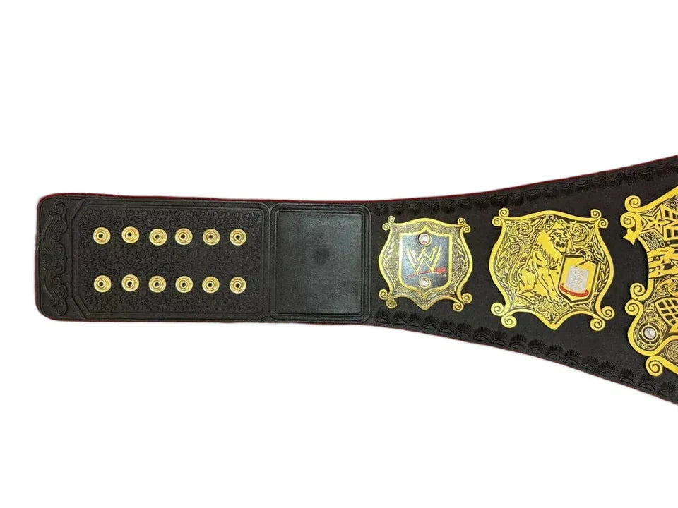 V2 Undisputed Championship Wrestling Belt 2MM Brass Adult Size Replica Title