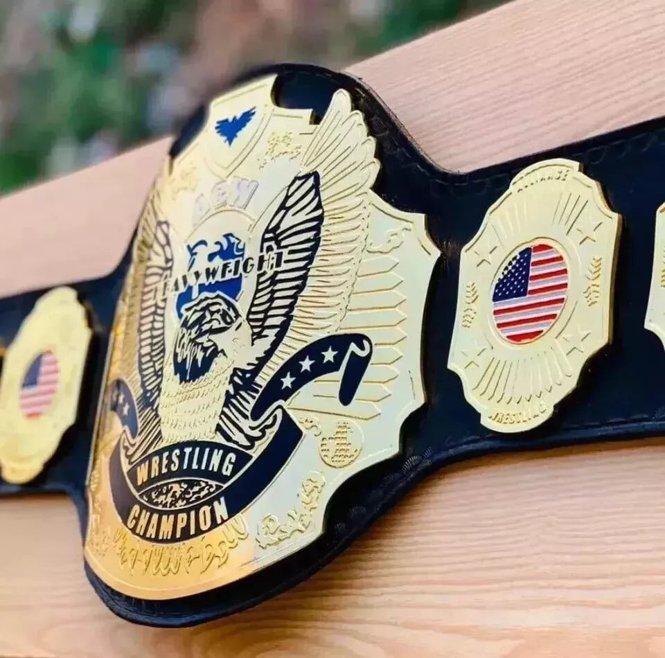 NEW CUSTOM HEAVYWEIGHT CHAMPIONSHIP WRESTLING BELT 2MM BRASS