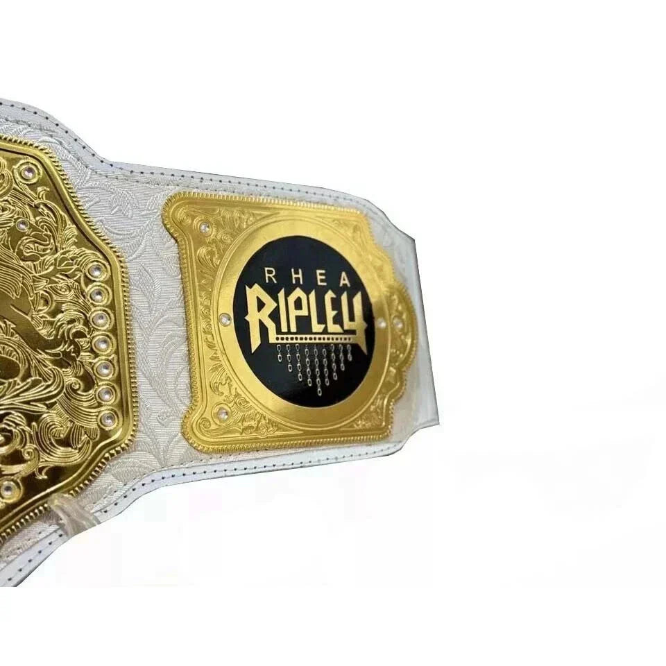 Rhea Ripley WWE Women’s Heavyweight Championship Replica Belt – 2MM Brass Adult