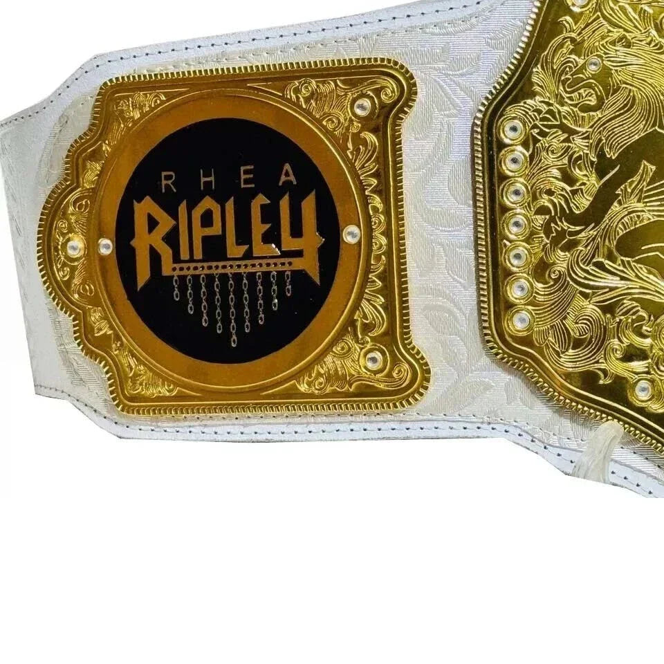 Rhea Ripley WWE Women’s Heavyweight Championship Replica Belt – 2MM Brass Adult