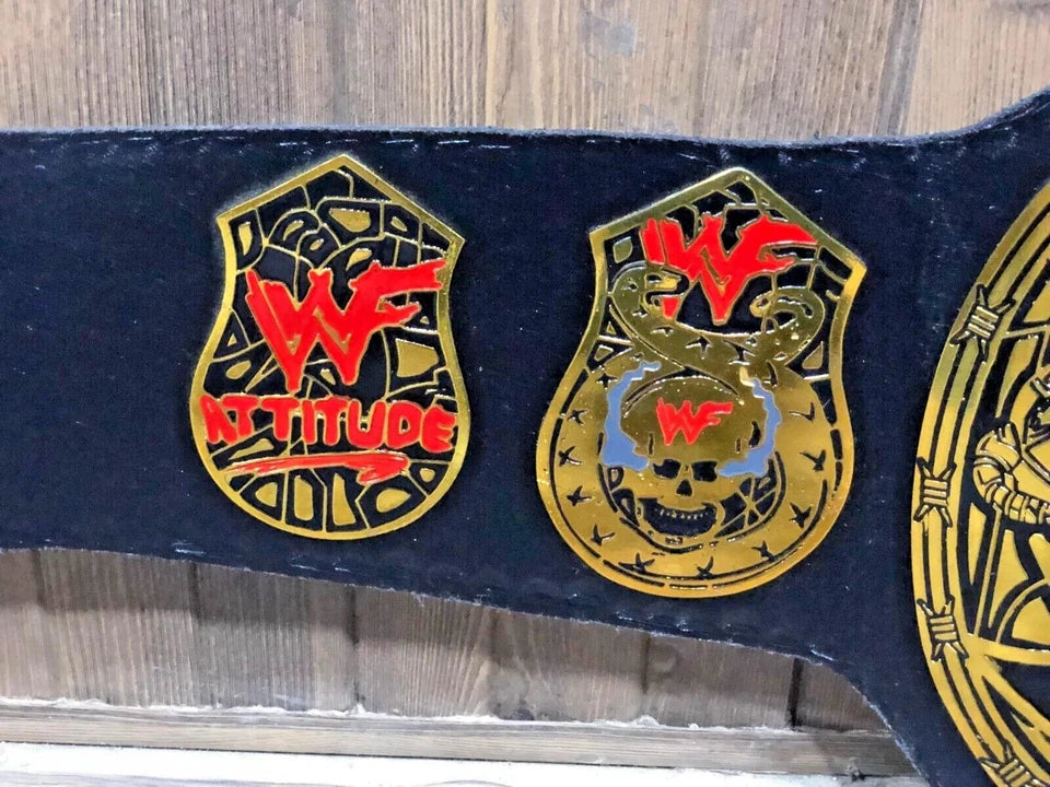 Smoking Skull World Heavyweight Championship Title Belt Replica 2MM Brass Plate