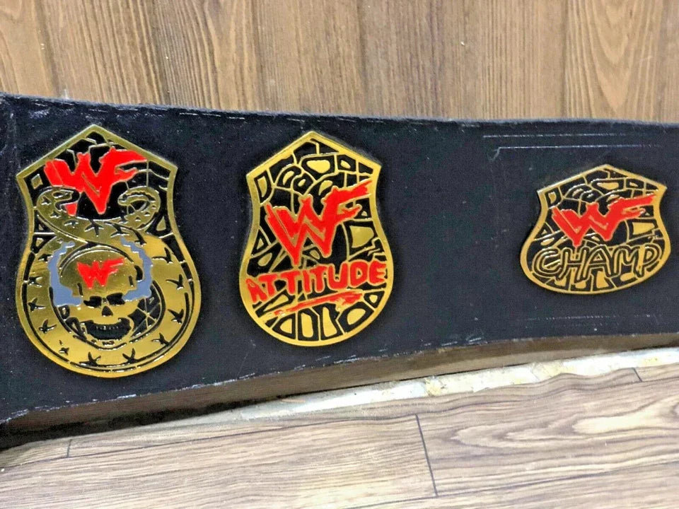 Smoking Skull World Heavyweight Championship Title Belt Replica 2MM Brass Plate