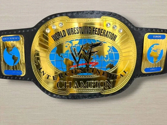 Oval Old Intercontinental Championship Wrestling Replica Tittle Belt 2mm Adult