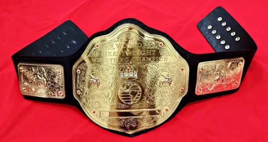 BIG GOLD World Heavyweight Championship Replica Tittle Belt Adult 2MM Brass