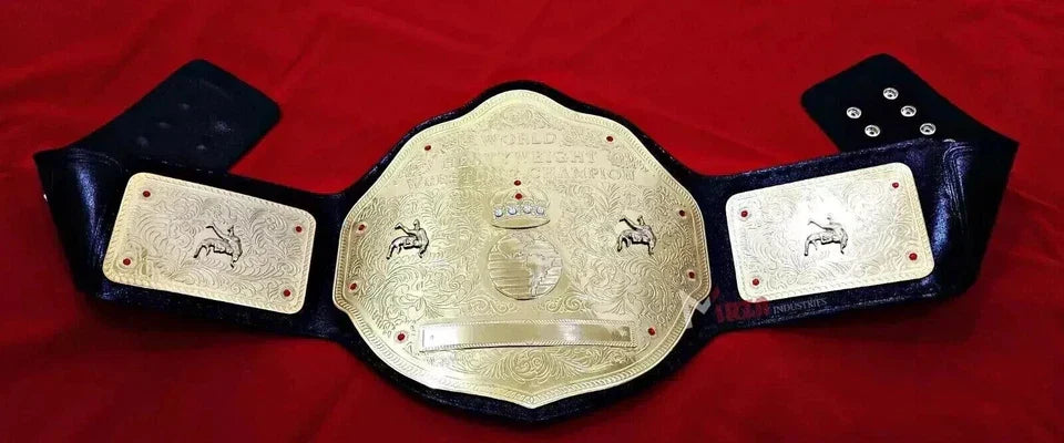 BIG GOLD World Heavyweight Championship Replica Tittle Belt Adult 2MM Brass