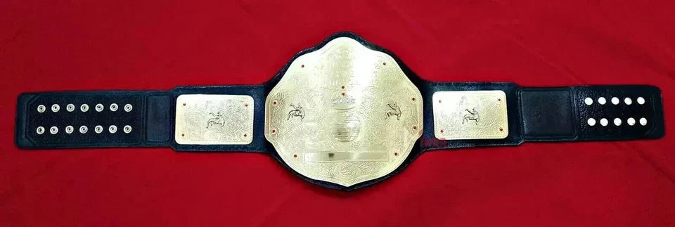 BIG GOLD World Heavyweight Championship Replica Tittle Belt Adult 2MM Brass