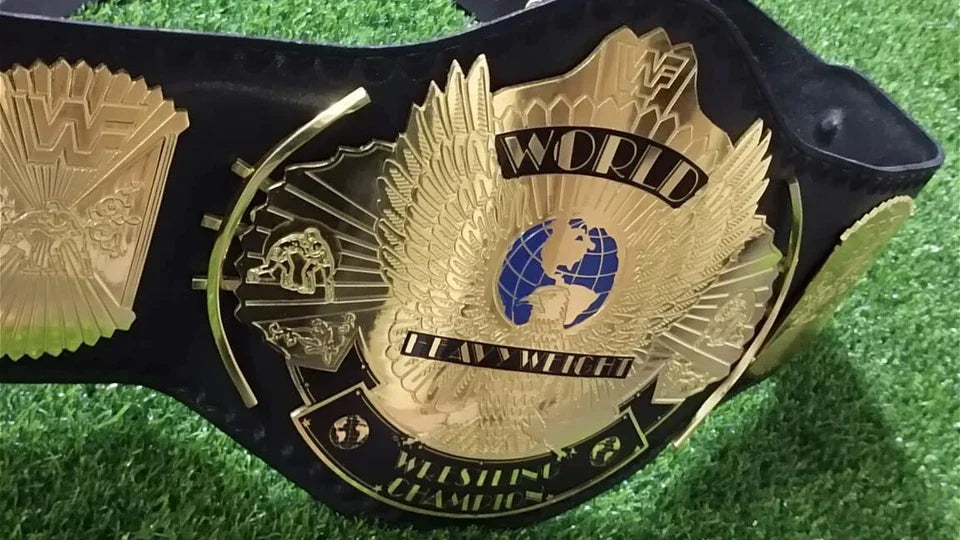 Winged Eagle Championship Wrestling Replica Title Belt 4mm Zinc Adult Size