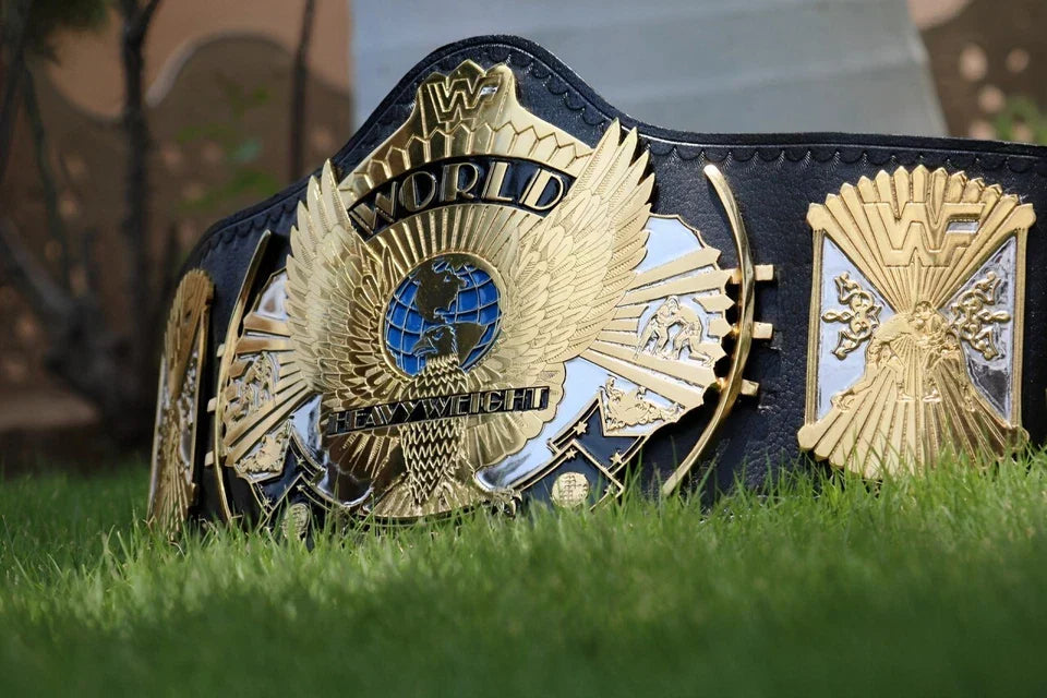 New Winged Eagle Championship Wrestling Replica Title Belt 2MM Brass Adult Size