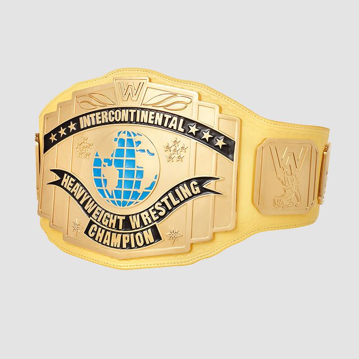 Yellow Intercontinental Championship WWE Replica Title Belt
