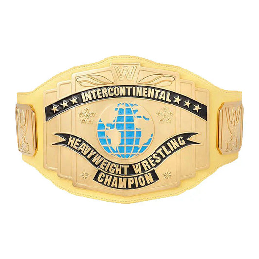 Yellow Intercontinental Championship WWE Replica Title Belt